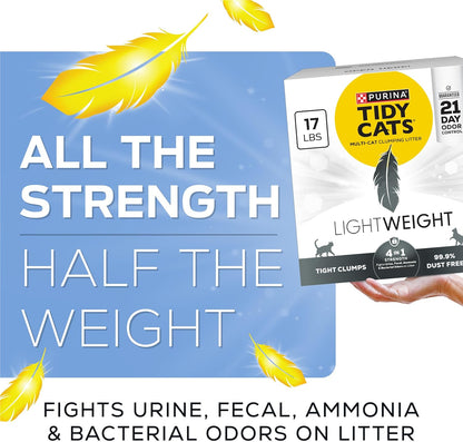 Purina  Lightweight 4-In-1 Strength Clumping Cat Litter